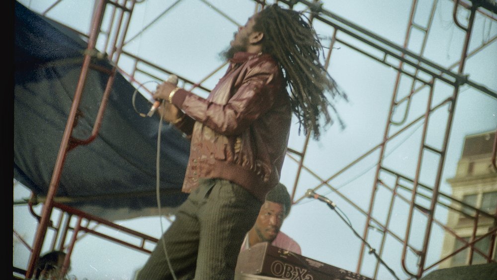 Peter Tosh performing in 1983