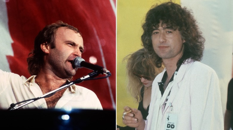 Phil Collins and Jimmy Page