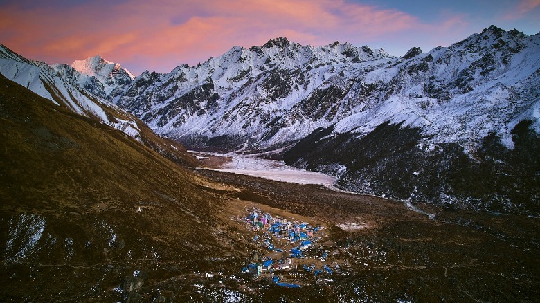 Nepalese mountain range