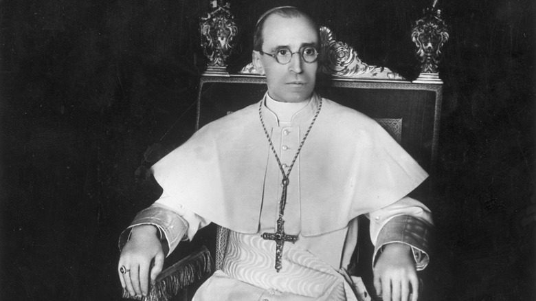 Pius XII on the papal throne