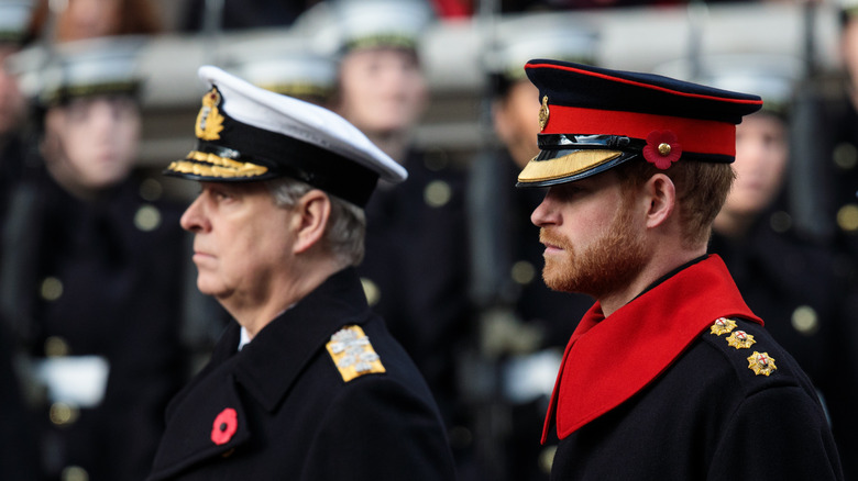 Photo of Prince Andrew and Prince Harry 