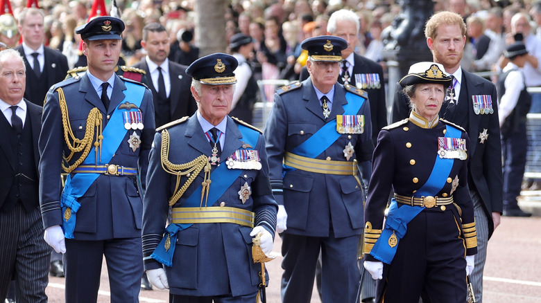 Photo of Queen Elizabeth's coffin