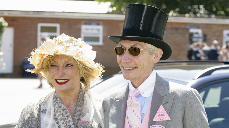 Shirley and Charlie Watts in 2010 