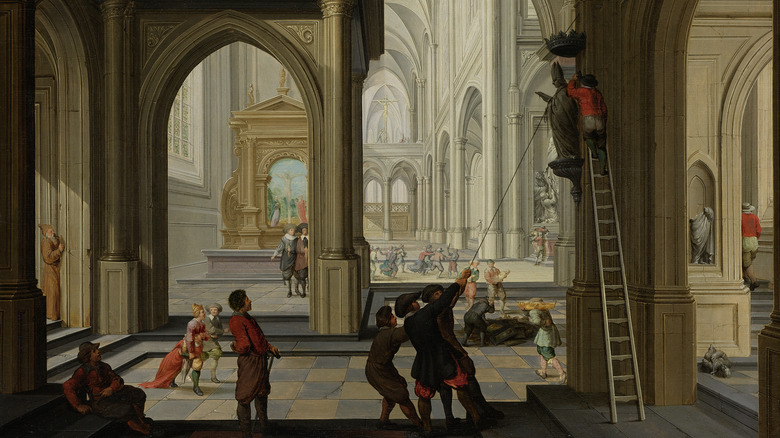 'Iconoclasm in a Church' painting