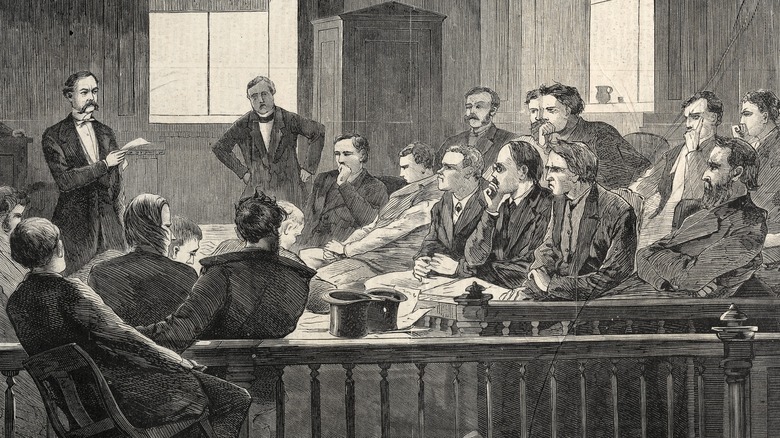 Election meeting, 1876