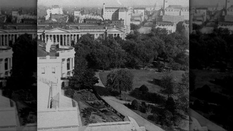 White House in the 1800s