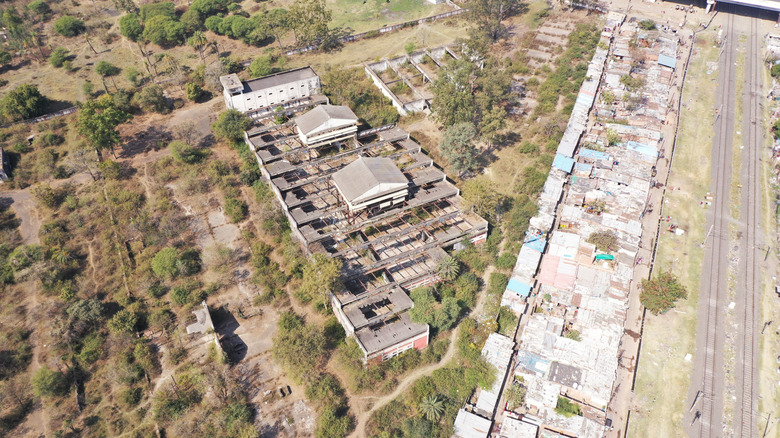 The abandoned Union Carbide factory in Bhopal