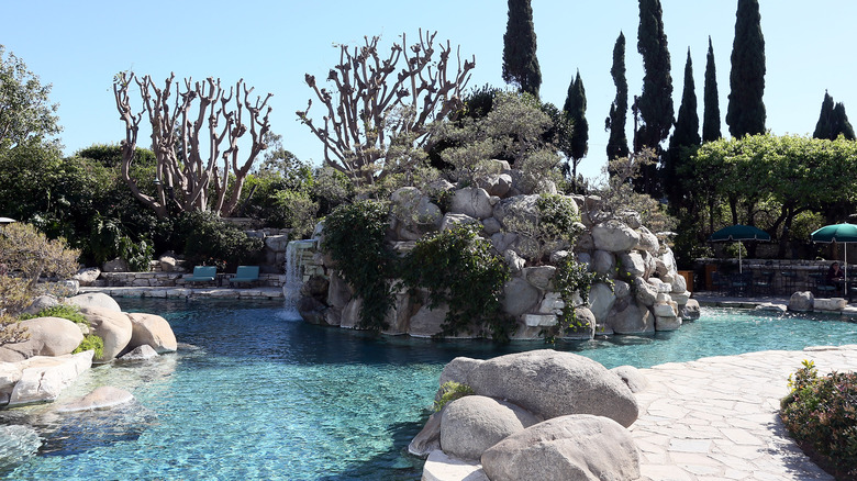 The Playboy Mansion's Grotto pool