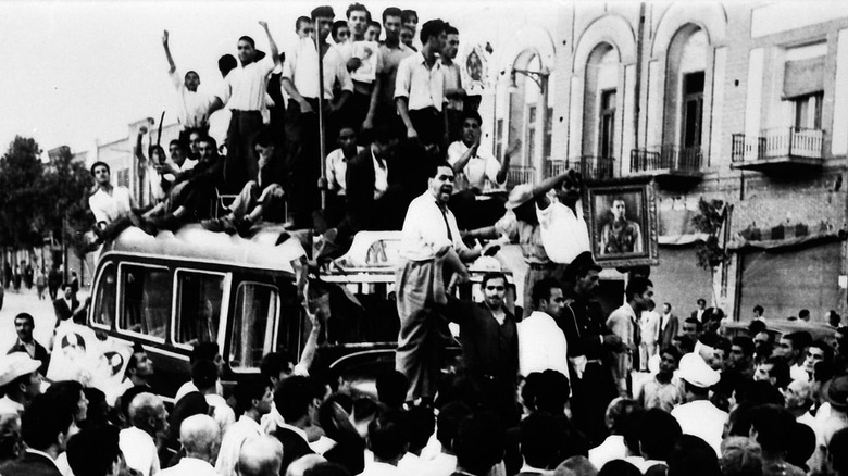 demonstrators in Iran