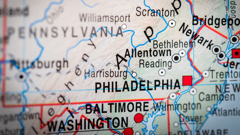 map of philadelphia