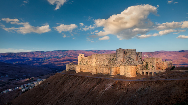 krak des chevaliers in syria