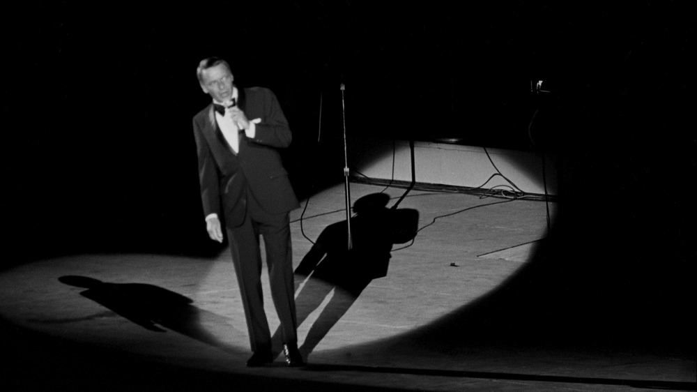 Frank Sinatra on stage