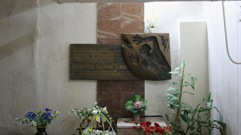 memorial plaque chernobyl