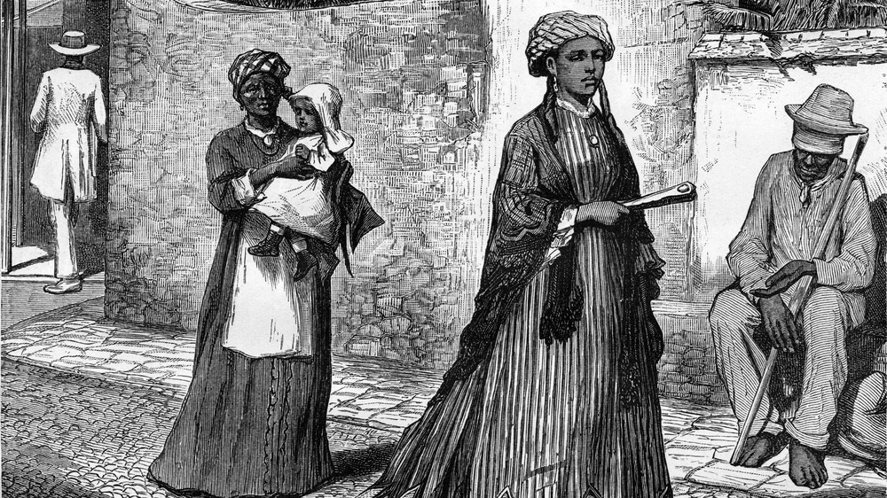 Haitian women, 19th century.