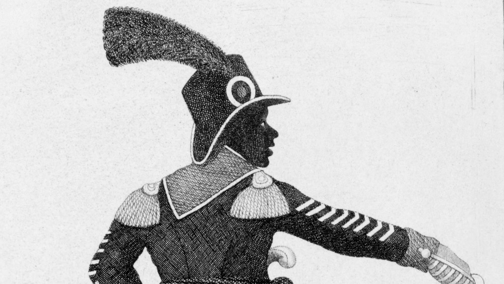 Francois Dominique Toussaint-Louverture, Haitian revolutionary leader, 1802.