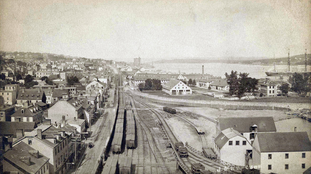 20th century Halifax aerial view