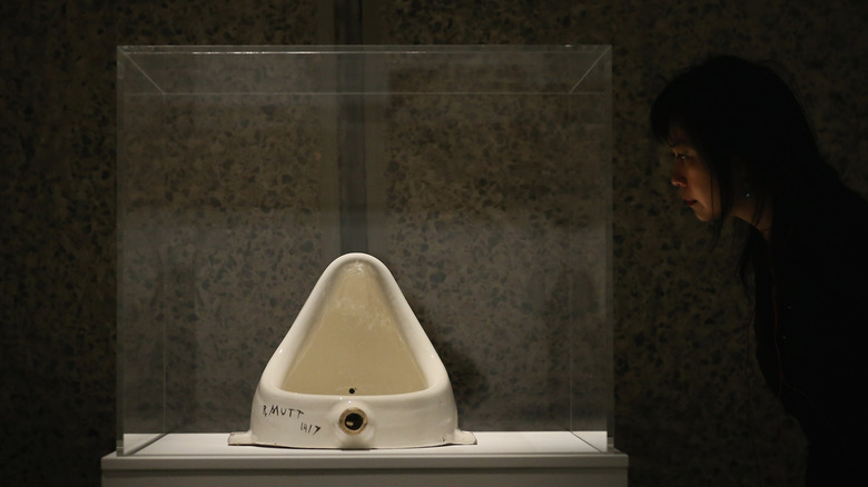 "Fountain" by Marcel Duchamp