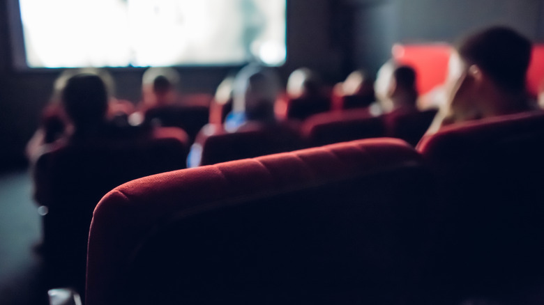 Interior of movie theater