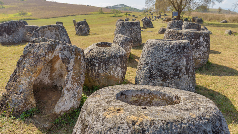 Group of jars in the plain