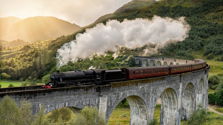 Hogwarts Express english countryside