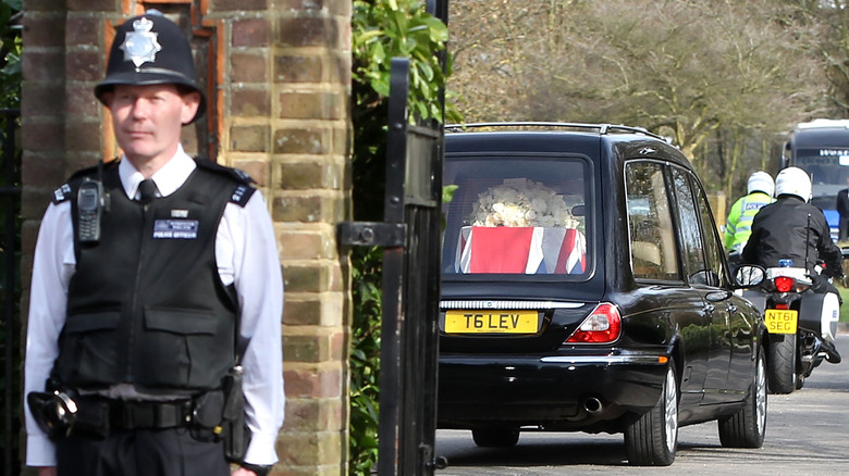 London police officer standing