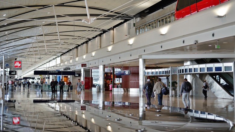 the Detroit Metropolitan Airport