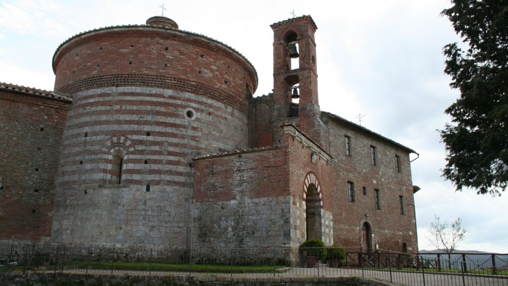 Monstesiepi Chapel in Chiusdino, Italy holds the sword in the stone