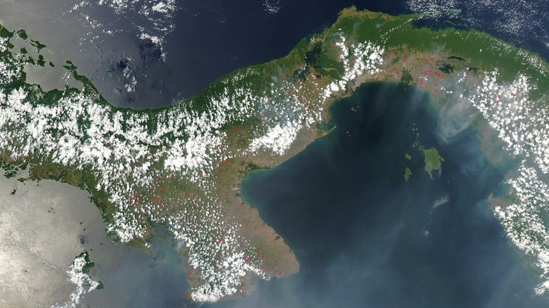 Satellite image of Panama