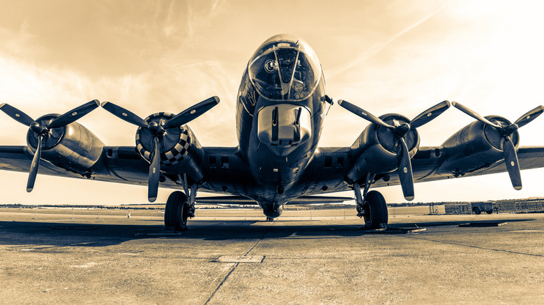 B-17 Bomber grounded