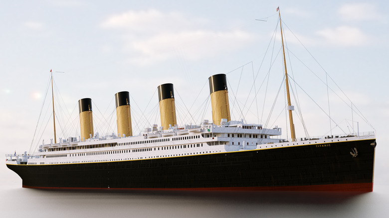 A rendering of RMS Titanic
