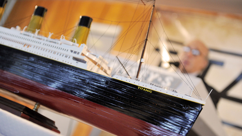 A scale model of RMS Titanic