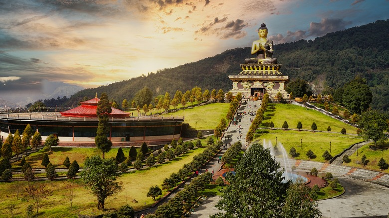 Statue of Buddha in Sikkim