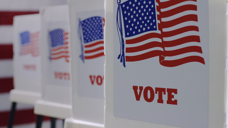 Voting poll station