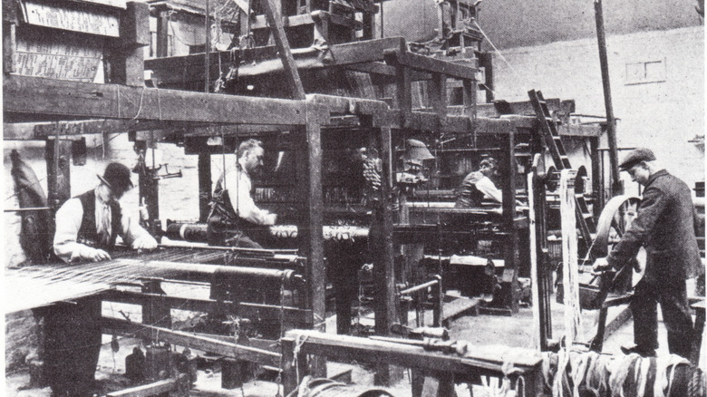  The Weaving Shed at Merton Abbey c. 1890