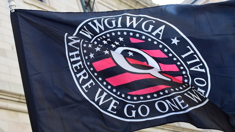 Black and red QAnon flag