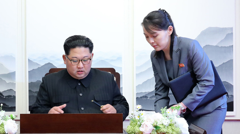 Kim Jong-un and sister Kim Yo-jong