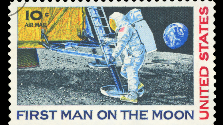 Neil Armstrong stamp