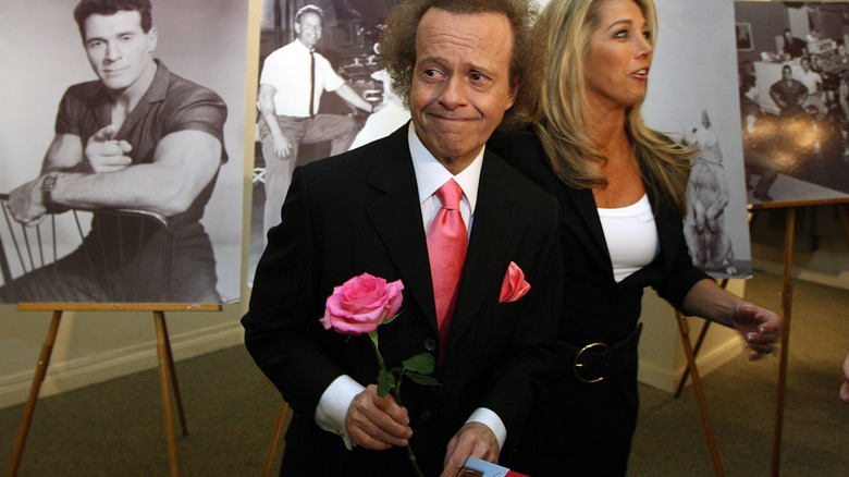 richard simmons at a memorial service