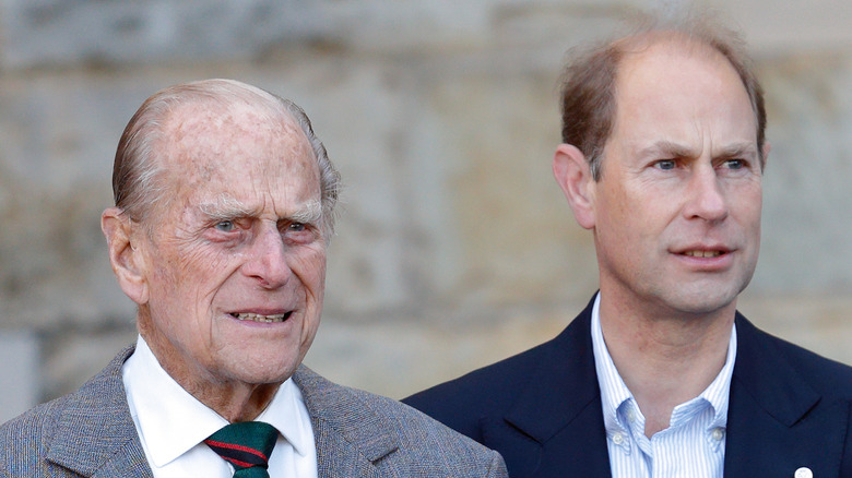 Prince Philip and Prince Edward