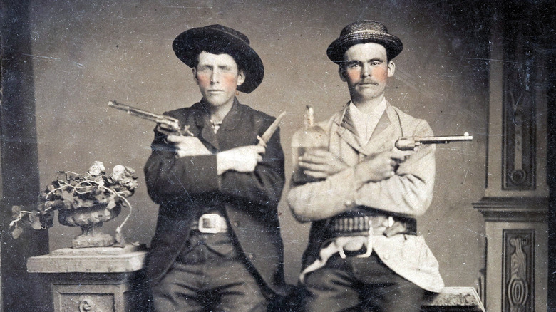 old west two guys with guns