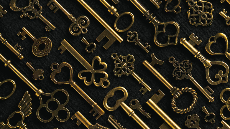 Skeleton Keys black background