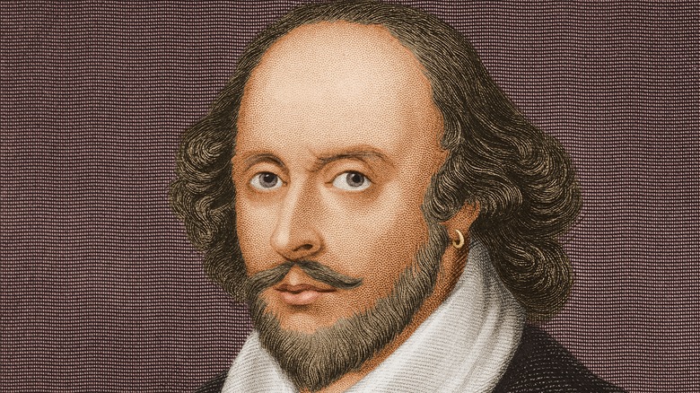 Close up of William Shakespeare