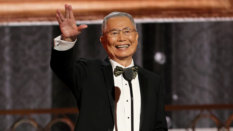 George Takei speaking at event