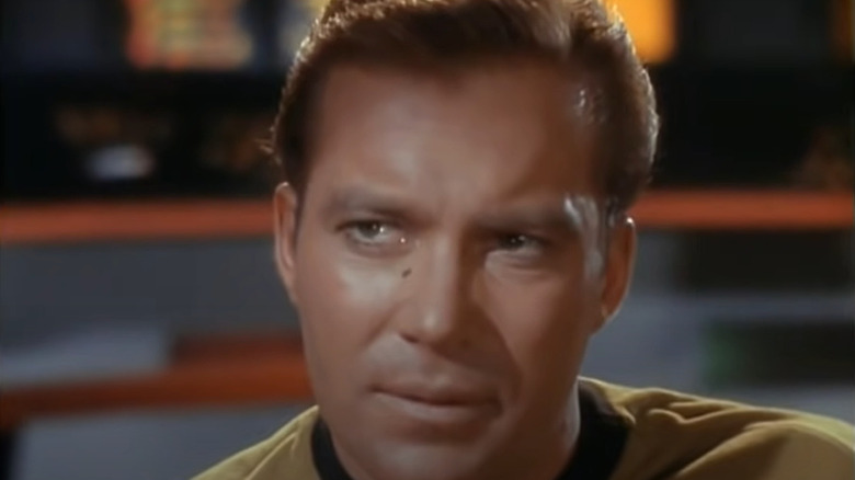 Captain Kirk on USS Enterprise