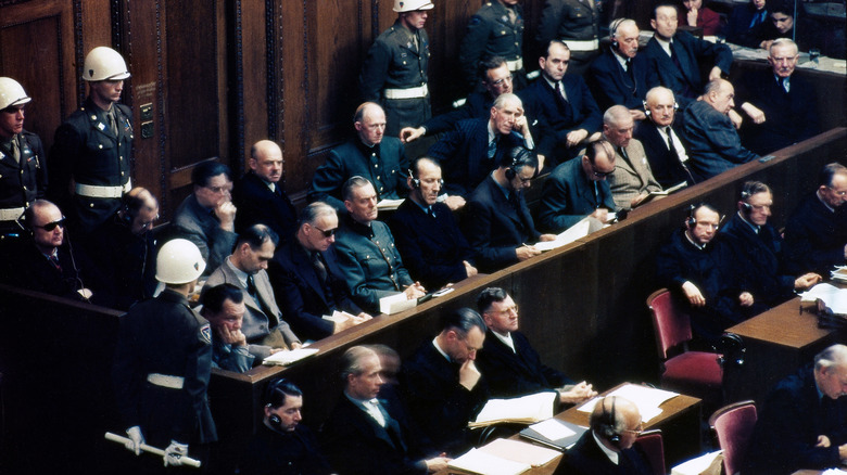 view of the trials at nuremberg