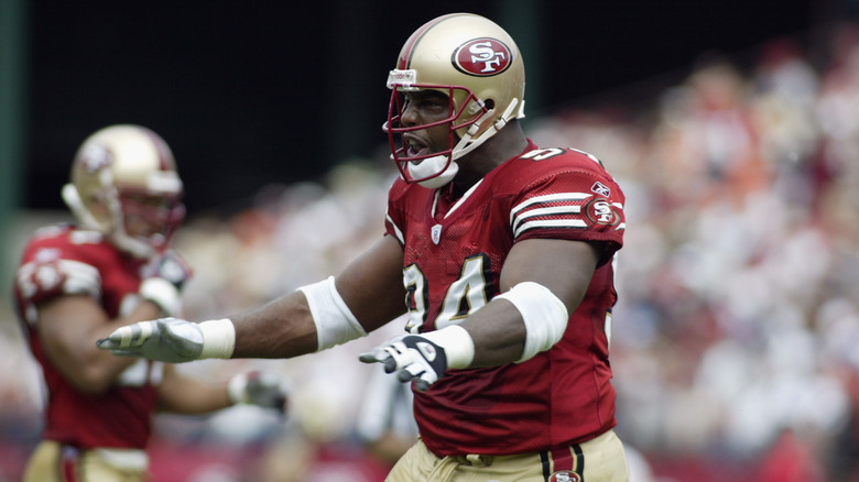 Dana Stubblefield playing for the 49ers