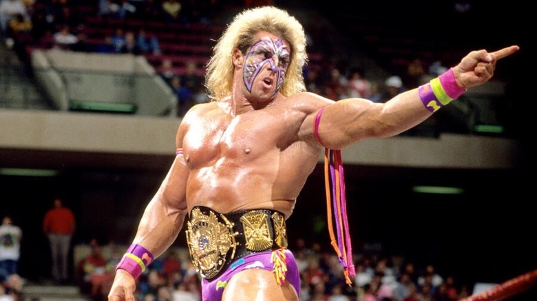 Ultimate Warrior pointing