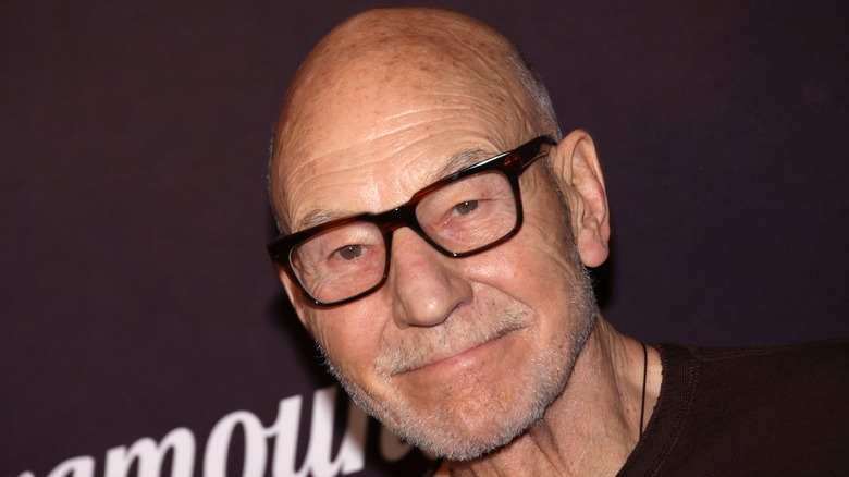 Patrick Stewart close-up