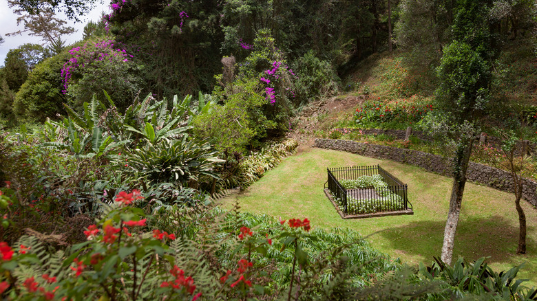 Napoleon's grave on St. Helena