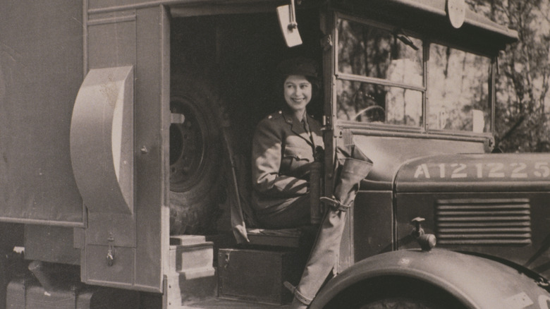 Queen Elizabeth II Princess driving